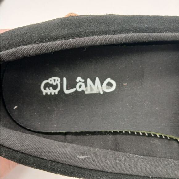 Lamo Zebra Print Suede Faux Fur Slip-On Loafers Moccasins Cozy Black White 10 - Picture 10 of 11